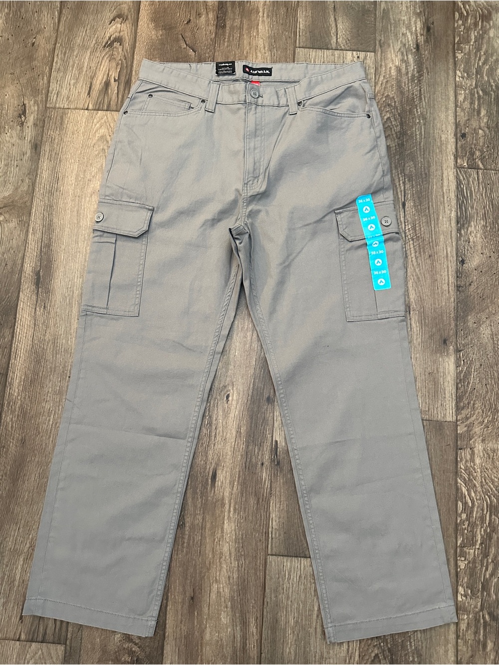 Airwalk Cargo Cotton Pants Men’s Size 36x30 Gray